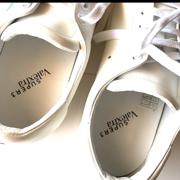 Valextra Super 3 Striped Leather Trainers Size 38 - Picture 8 of 9